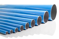 infinity blue aluminum pipe