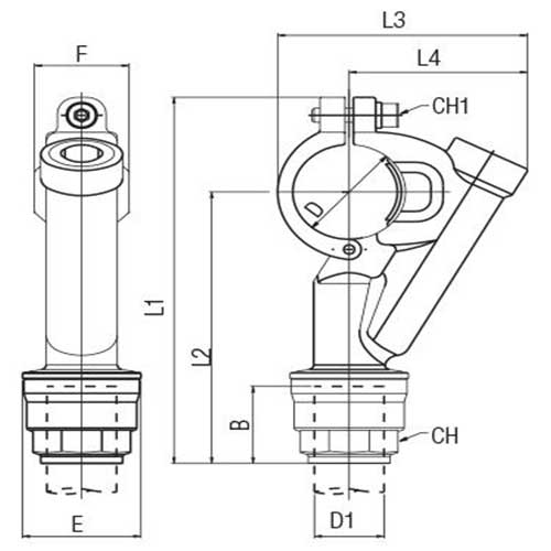 Outlet - Saddle Clamp Reducer